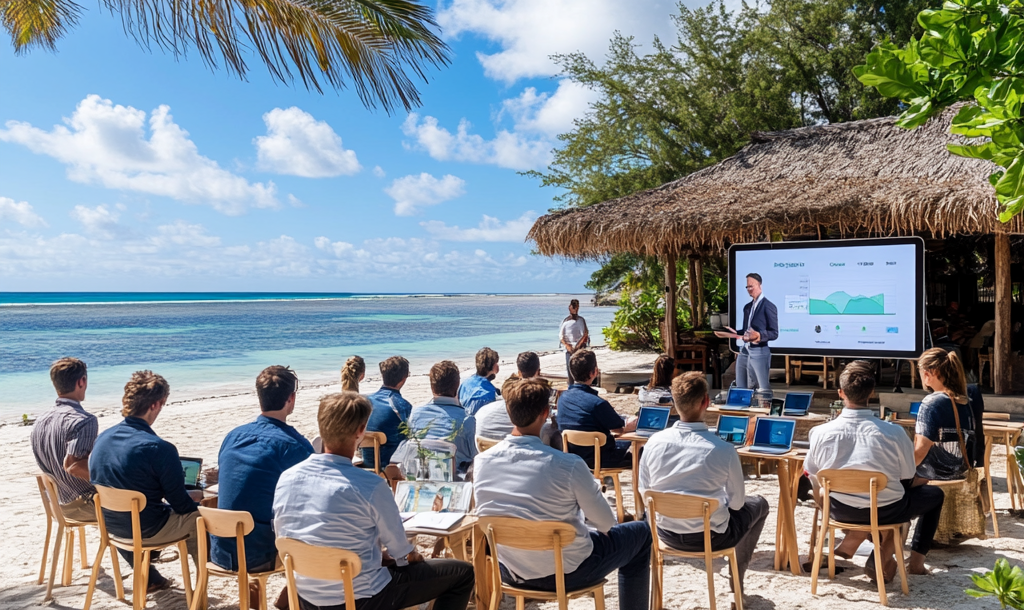 Formations possibles en bord de plage.